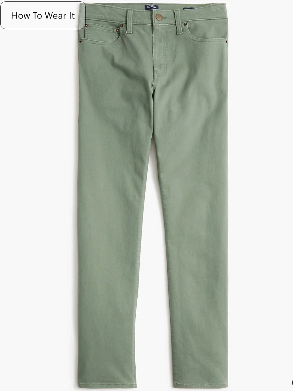 J. Crew Men’s Straight-Fit Garment Dyed Five Pocket Jean NWT 30x32